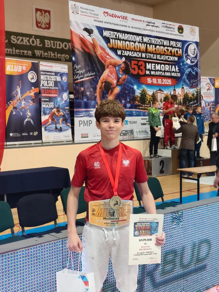 Złoty medal ALMS na Mistrzostwach Polski Juniorów Młodszych w Radomiu